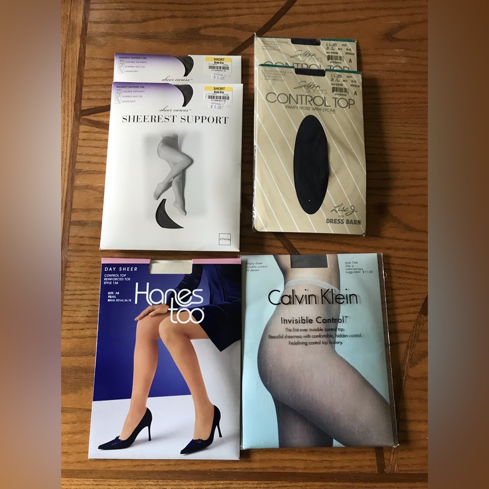 NWT-Hosiery Assortment-Lot of 6 - Multiple Colors; Size Small